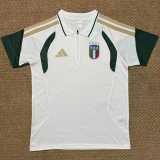2026 Italy White Polo Jersey