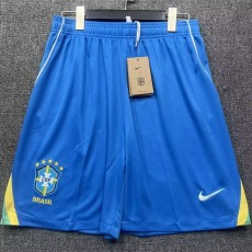 2026 Brazil Home Blue Fans Soccer Shorts