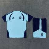 2026 Argentina Light blue Training Shorts Suit