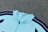 2026 Argentina Light blue Half Pull Tracksuit