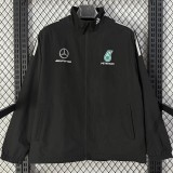 26/27 Mercedes Black Windbreaker