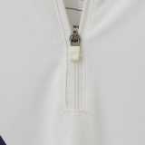 2026 Argentina White Half Pull Training Shirts