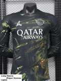 [PLAYER] 2025/26 PSG Jordan Night Edition Player Long Sleeve Soccer jersey