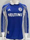 1998/99 FC Schalke 04 Home Retro Long Sleeve Soccer jersey