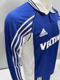 1998/99 FC Schalke 04 Home Retro Long Sleeve Soccer jersey
