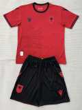 2026 Albania Home Fans Kids Soccer jersey