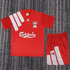 1992/93 LIV Away Red Retro Kids Soccer jersey
