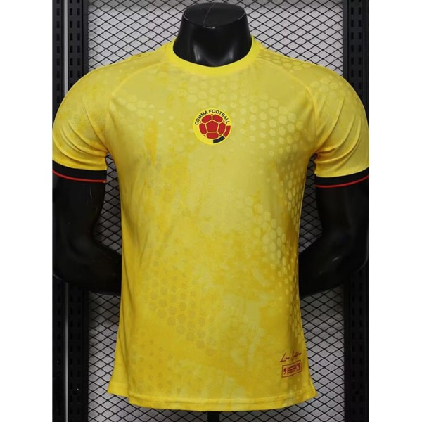 2026 Colombia Yellow Player Training Shirts