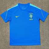 2026 Brazil Blue Training Shirts