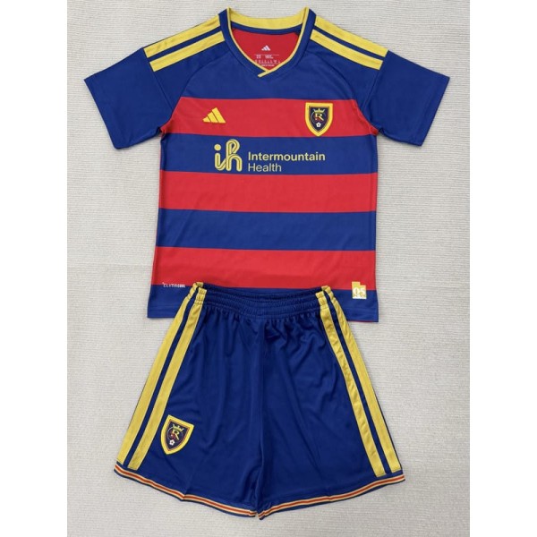 26/27 Real Salt Lake Home Fans Kids Soccer jersey