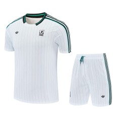 2025/26 LIV White Training Shorts Suit
