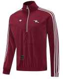 26/27 ASN Brown Half Pull Training Shirts