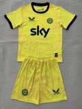 2026 Republic of Ireland GKY Yellow Fans Kids Soccer jersey