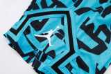 26/27 AJ Basketball Blue Shorts Pants