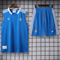 2025/26 R MAD Blue Training Shorts Suit