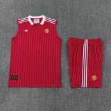 2025/26 Man Utd Red Training Shorts Suit