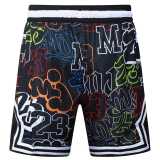 26/27 AJ Basketball Black Shorts Pants
