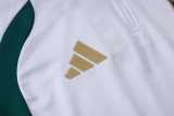 2026 Italy White Kids Half Pull Tracksuit