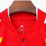2026 Germany Red Half Pull Training Shirts