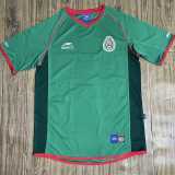 2002 Mexico Home Green Retro Soccer jersey