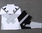 26/27 R MAD White Kids Half Pull Tracksuit