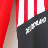 2026 Germany Red Half Pull Training Shirts