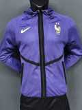 2026 France Purple World Cup Walkout Jacket (Hooded) Training Shirts