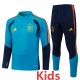 2026 Spain Kids Half Pull Tracksuit