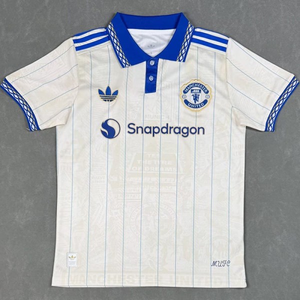 26/27 Man Utd White Polo Jersey