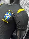 2026 Brazil Black Player Training Shirts
