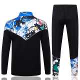 26/27 Man Utd Black Kids Tracksuit