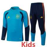 2026 Spain Kids Half Pull Tracksuit