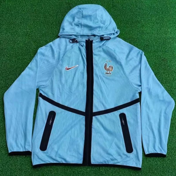 2026 France White World Cup Walkout Jacket (Hooded) Training Shirts