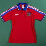 1996/98 Czech Republic Home Retro Soccer jersey