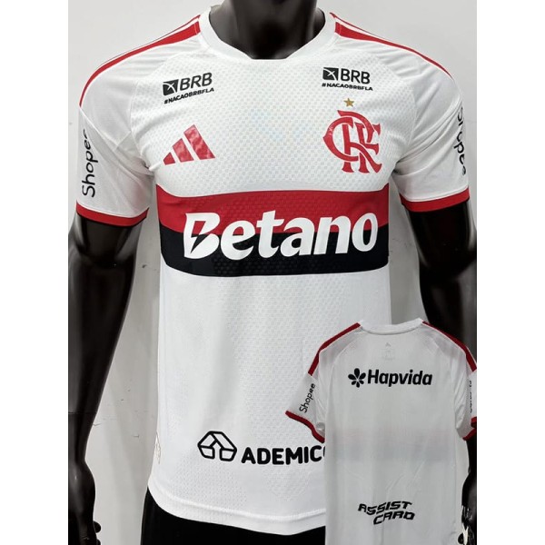 [PLAYER] 26/27 Flamengo Away Print Sponsor Player Soccer jersey