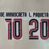 [PLAYER] 26/27 Flamengo Away Print Sponsor Player Soccer jersey