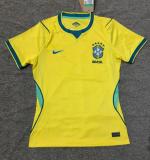 2026 Brazil Home Yellow Fans Women Soccer jersey