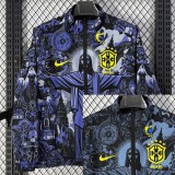 2026 Brazil Purple & Blue Double Sided Windbreaker