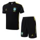 2026 Brazil Black Training Shorts Suit