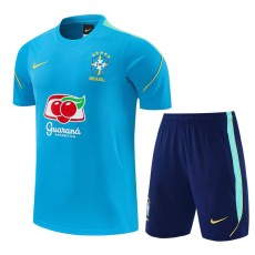 2026 Brazil Blue Training Shorts Suit