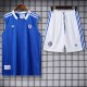 2025/26 CHE Blue Tank top and shorts suit Training Shorts Suit