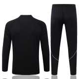 2026/27 PSG Black Half Pull Tracksuit
