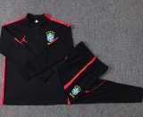 2026 Brazil Black Half Pull Tracksuit