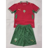 2026 Morocco Home Fans Kids Soccer jersey