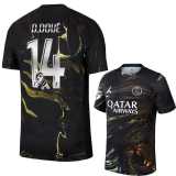 2025/26 PSG Jordan Night Edition D.Doué #14 Labubu Print Fans Soccer jersey