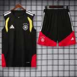 2026 Germany Black Tank top and shorts Training Shorts Suit