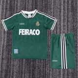 1999/00 La Coruna Away Retro Kids Soccer jersey