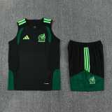 2026 Mexico Black Training Shorts Suit