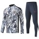 2026 England White Half Pull Tracksuit