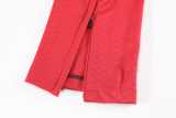 2026 Spain Red Half Pull Tracksuit
